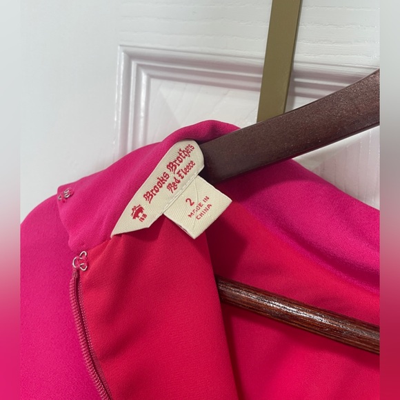 Brooks brothers magenta dress NWOT - Picture 8 of 15